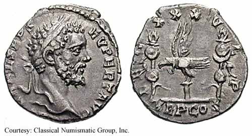 монета Древнего Рима