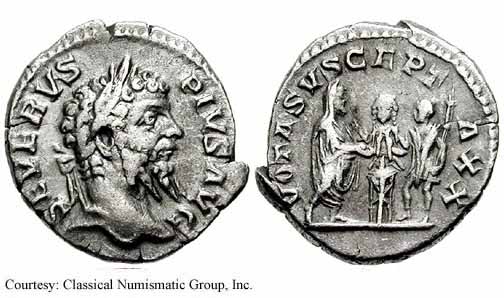 монета Древнего Рима