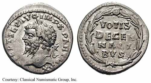 монета Древнего Рима