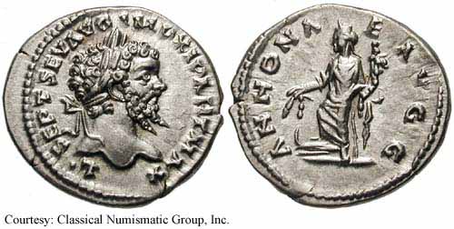 монета Древнего Рима