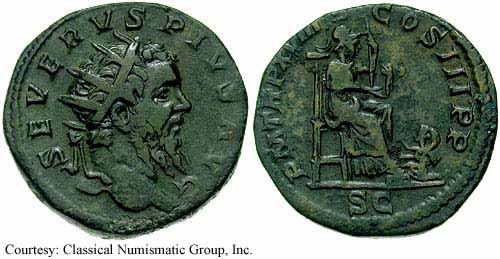 монета Древнего Рима