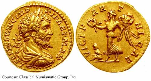 монета Древнего Рима