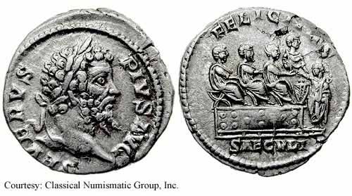 монета Древнего Рима