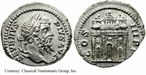 монета Древнего Рима