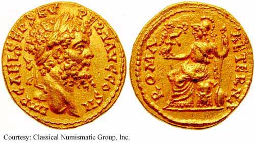 монета Древнего Рима