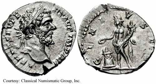 монета Древнего Рима