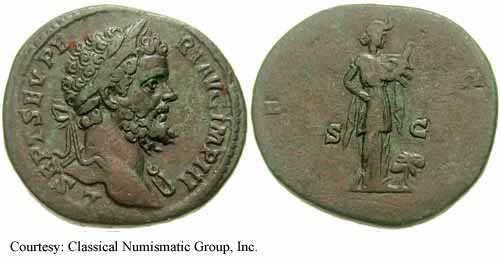 монета Древнего Рима