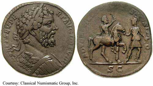 монета Древнего Рима