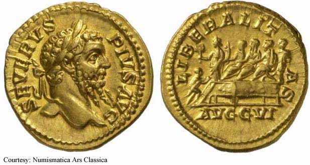 монета Древнего Рима