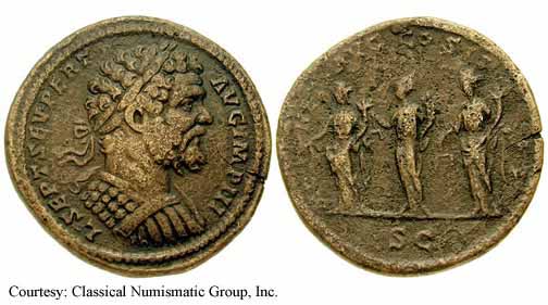 монета Древнего Рима