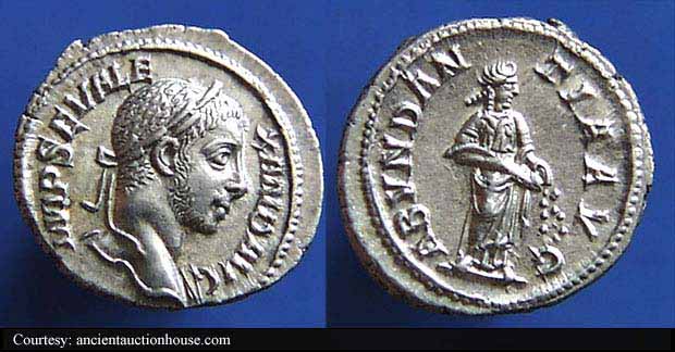 монета Древнего Рима