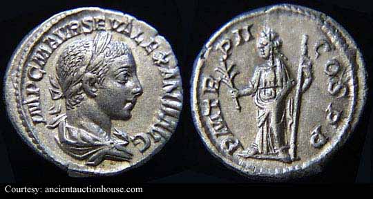 монета Древнего Рима