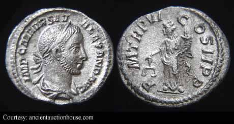 монета Древнего Рима