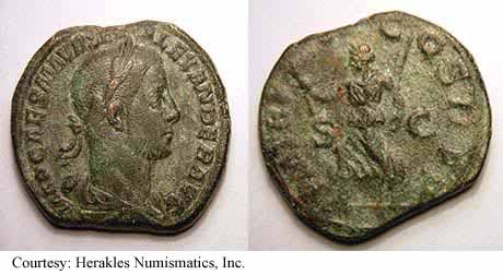 монета Древнего Рима