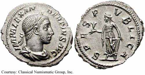 монета Древнего Рима