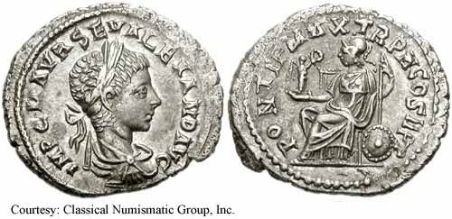 монета Древнего Рима