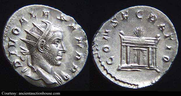 монета Древнего Рима