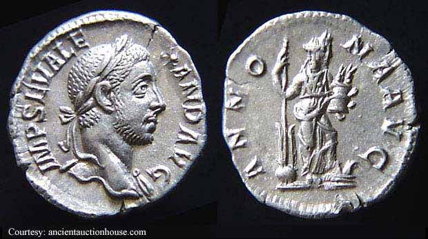 монета Древнего Рима