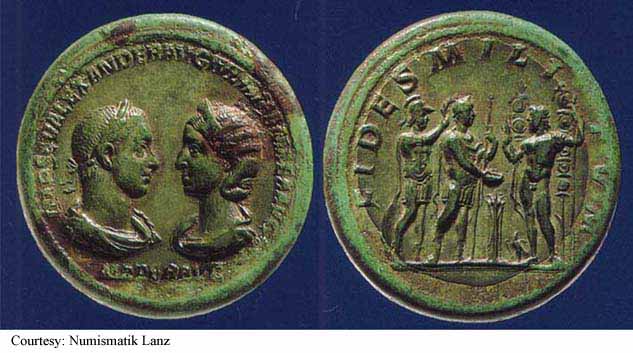 монета Древнего Рима