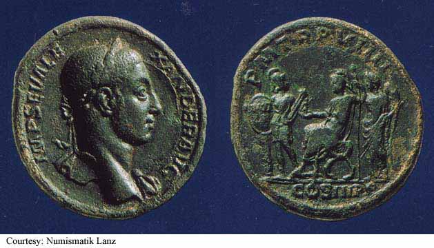 монета Древнего Рима