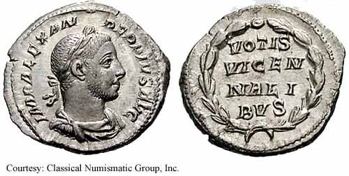 монета Древнего Рима