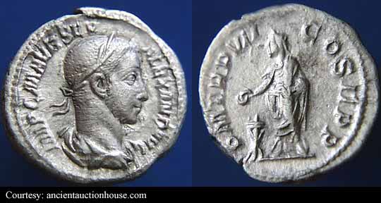 монета Древнего Рима