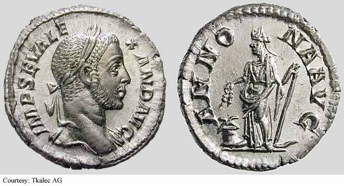 монета Древнего Рима