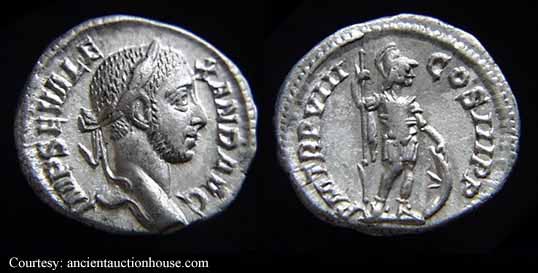 монета Древнего Рима