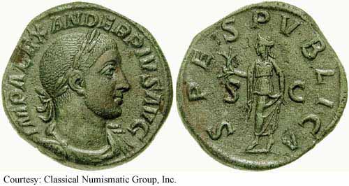 монета Древнего Рима