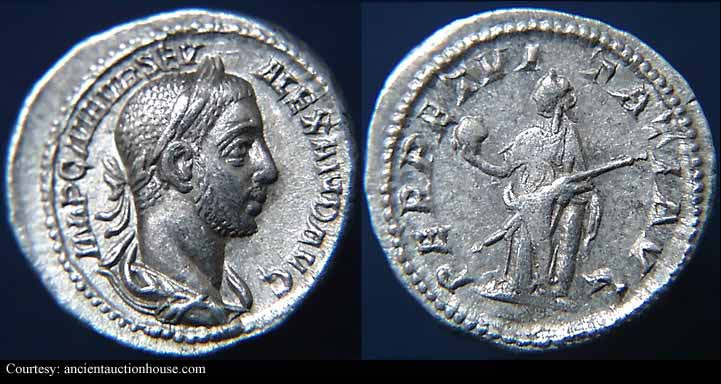 монета Древнего Рима