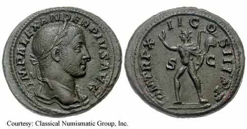 монета Древнего Рима