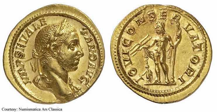 монета Древнего Рима