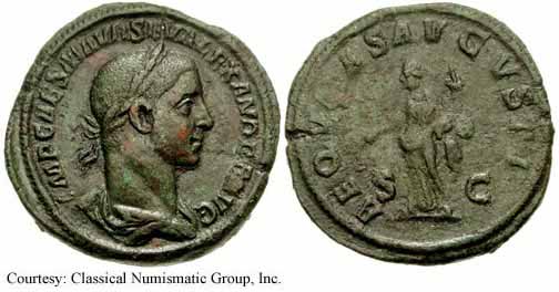 монета Древнего Рима