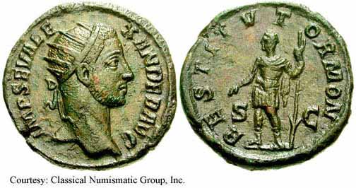 монета Древнего Рима