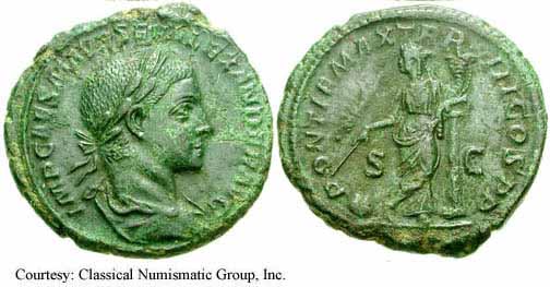 монета Древнего Рима