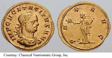 монета Древнего Рима