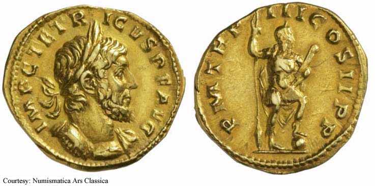 монета Древнего Рима