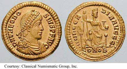 монета Древнего Рима