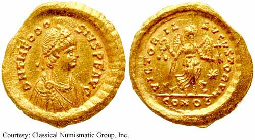 монета Древнего Рима