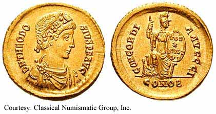 монета Древнего Рима