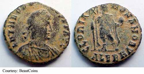 монета Древнего Рима