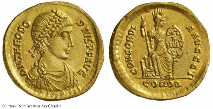 монета Древнего Рима