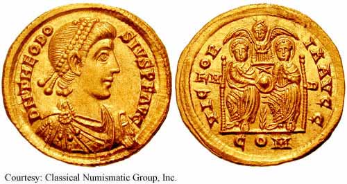 монета Древнего Рима