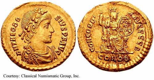 монета Древнего Рима