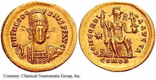 монета Древнего Рима