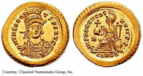 монета Древнего Рима