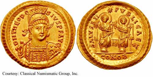 монета Древнего Рима