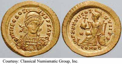 монета Древнего Рима