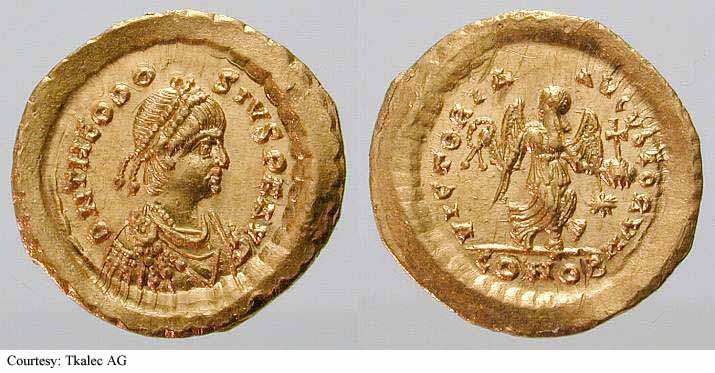 монета Древнего Рима