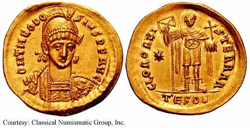 монета Древнего Рима